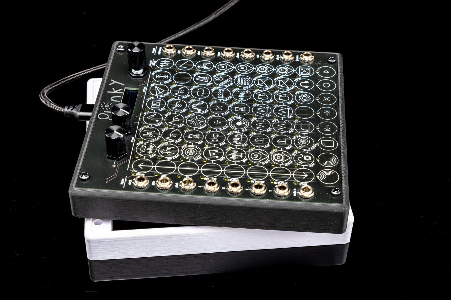 Thonk PLINKY Synth Shell Case - Durable 3D-Printed Protective Frame for PLINKY Synthesizer - Custom Color Options.