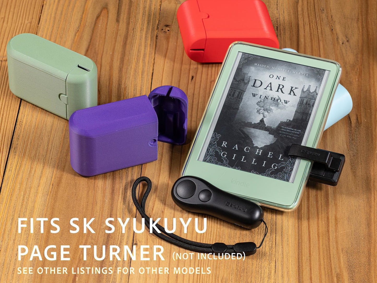 Case for Kindle Page Turner - SK Syukuyu - The ORIGINAL - Lanyard Compatible Design - More color options - Please read description for fit.