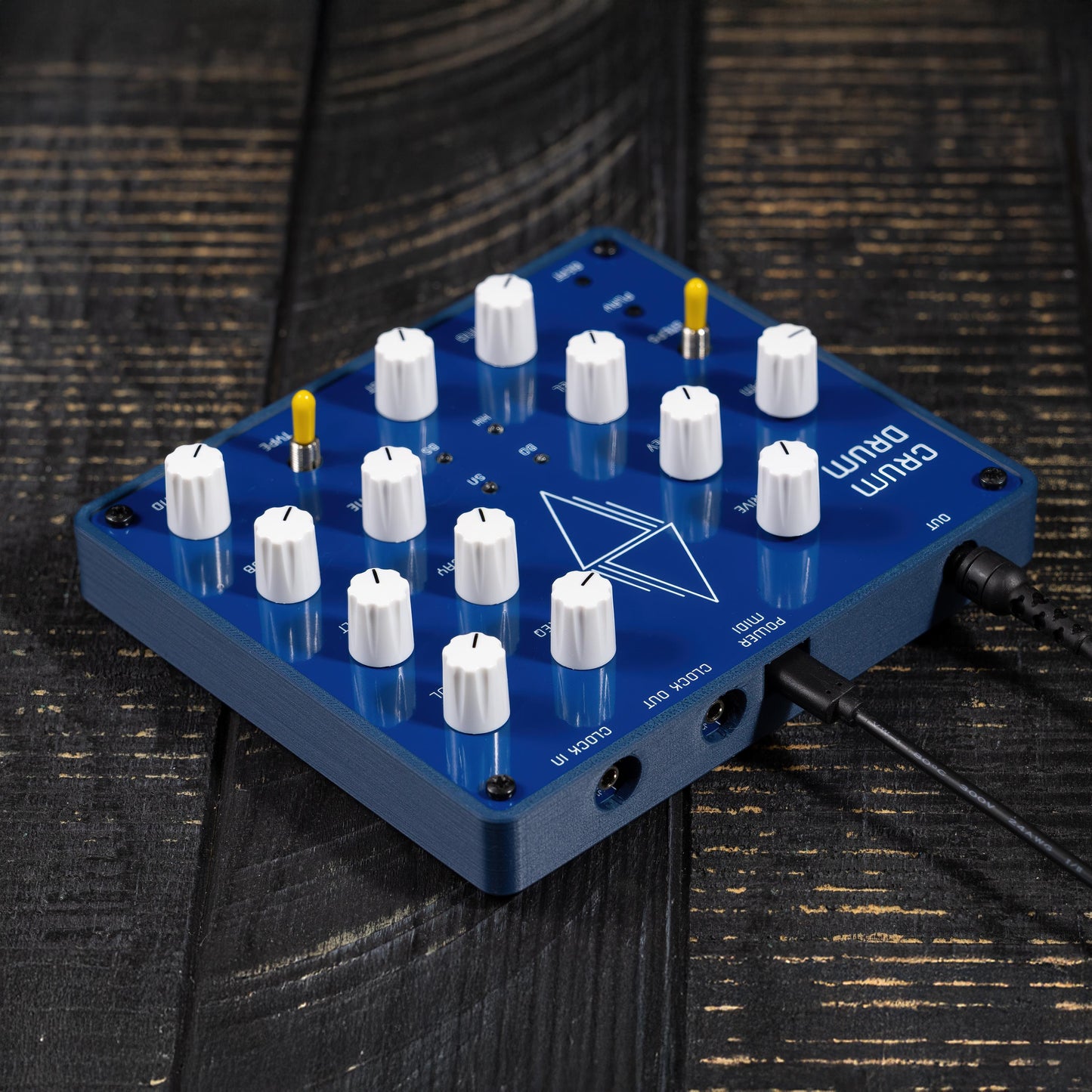 Crum Drum Synth Frame Case - Durable 3D Printed Side Frame for Nyström DIY Synth Kit Thonk | Protective Accessory - CrumDrum by Nystrom