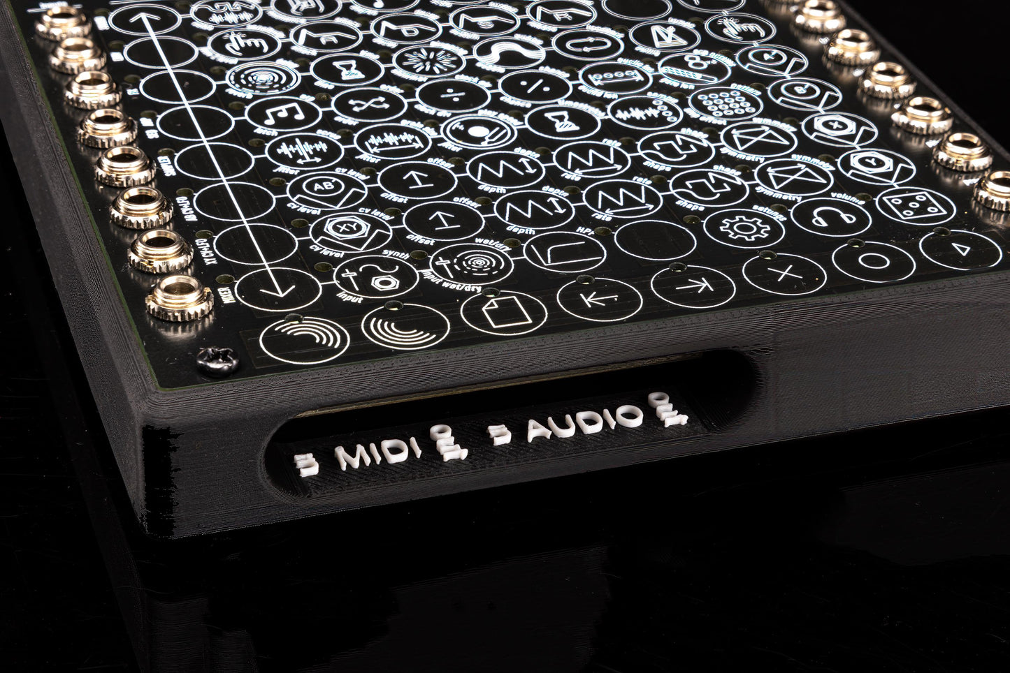Thonk PLINKY Synth Shell Case - Durable 3D-Printed Protective Frame for PLINKY Synthesizer - Custom Color Options.