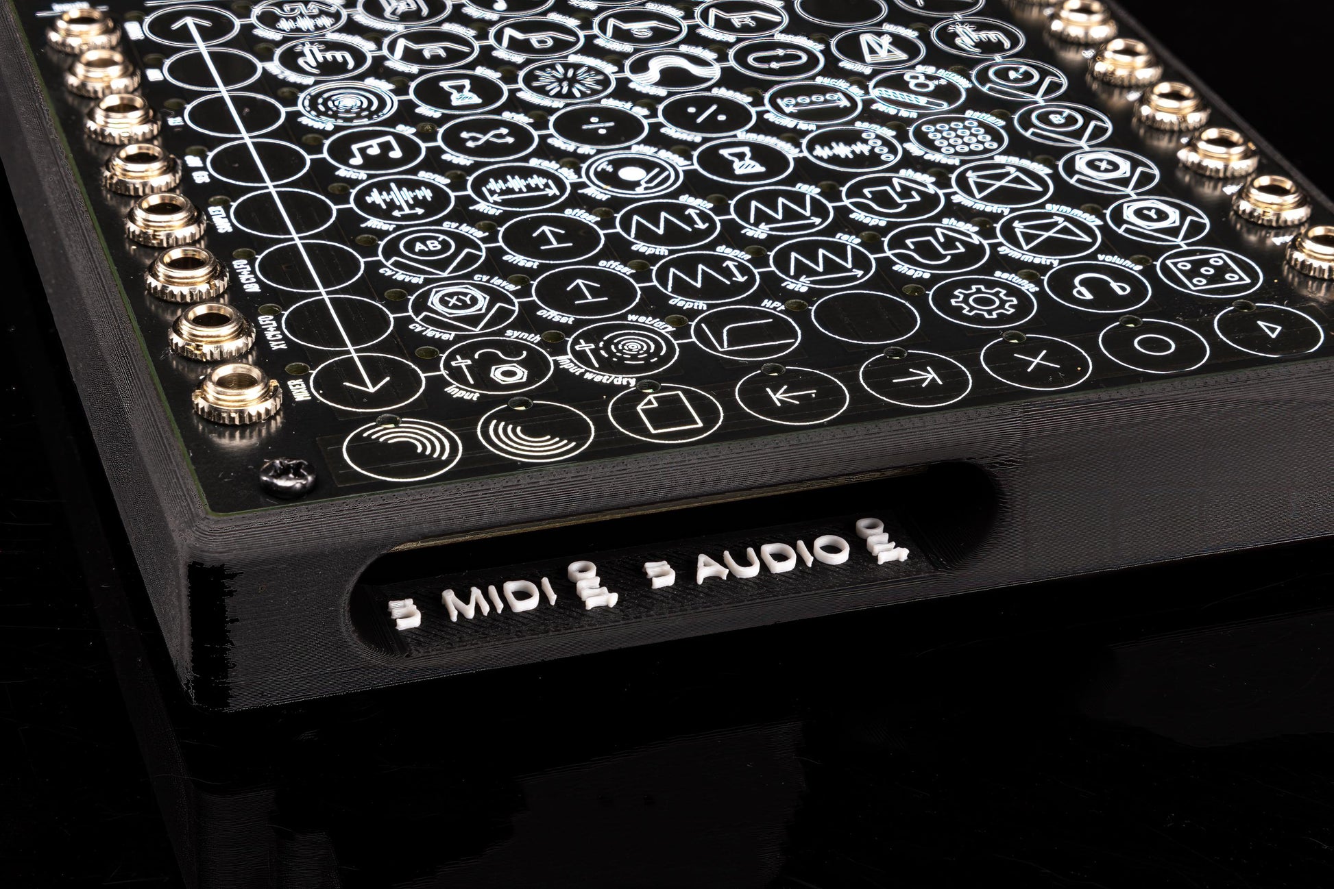 Thonk PLINKY Synth Shell Case - Durable 3D-Printed Protective Frame for PLINKY Synthesizer - Custom Color Options.