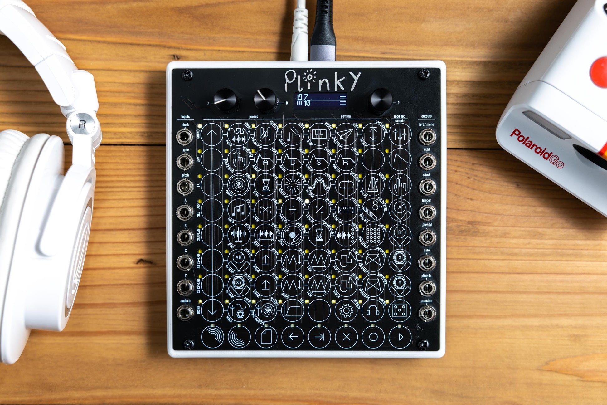 Thonk PLINKY Synth Shell Case - Durable 3D-Printed Protective Frame for PLINKY Synthesizer - Custom Color Options.