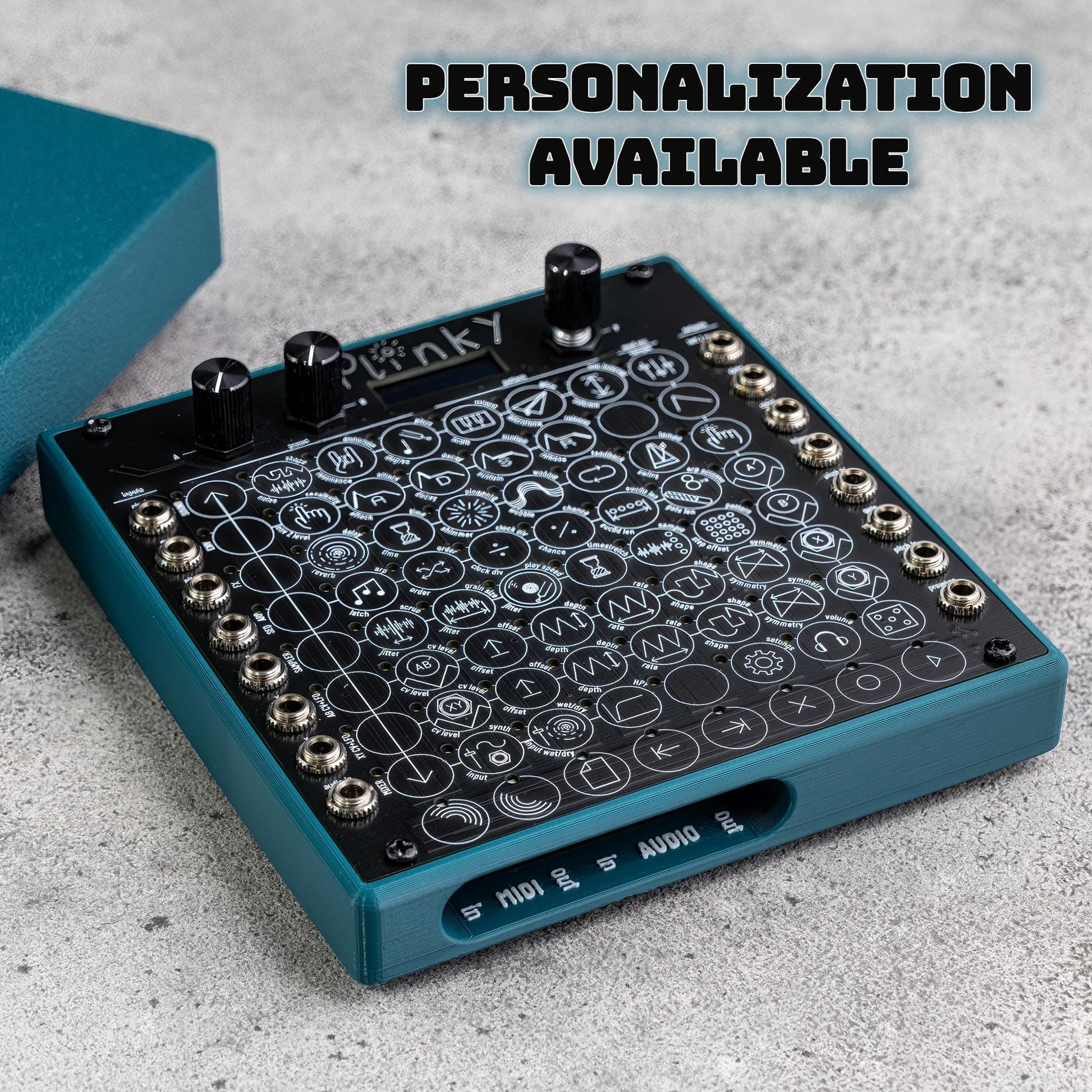 Thonk PLINKY Synth Shell Case - Durable 3D-Printed Protective Frame for PLINKY Synthesizer - Custom Color Options.