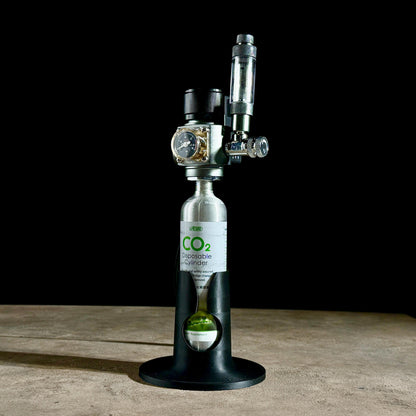 Aquarium 95g CO2 Bottle/Tank Holder for CO2 Systems – Stable 3D-Printed Cartridge Stand for Fluval, UNS, and More - Aquarium Accessory