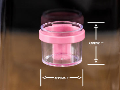 Jumping Spider Magnetic Feeder Cup mount with clear feeding cup
