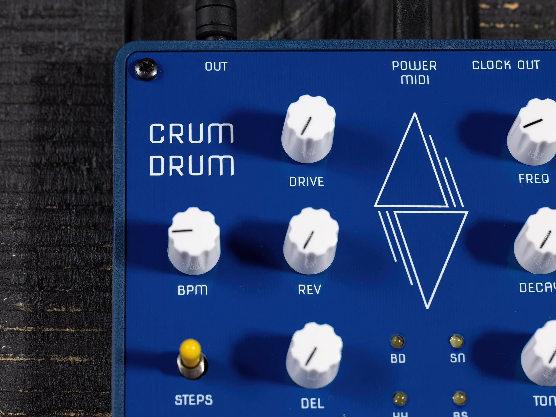 Crum Drum Synth Frame Case - Durable 3D Printed Side Frame for Nyström DIY Synth Kit Thonk | Protective Accessory - CrumDrum by Nystrom