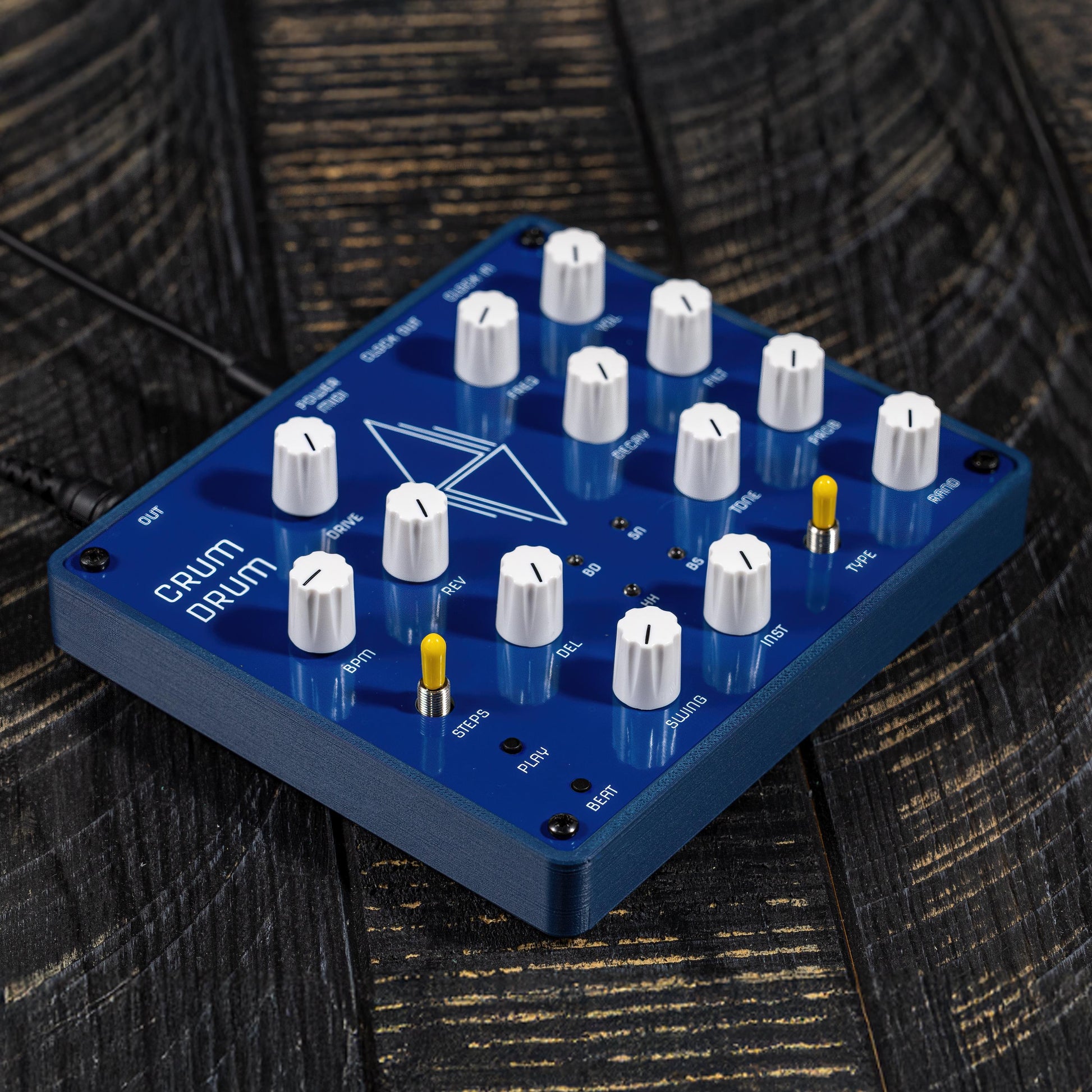 Crum Drum Synth Frame Case - Durable 3D Printed Side Frame for Nyström DIY Synth Kit Thonk | Protective Accessory - CrumDrum by Nystrom