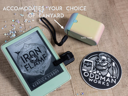 Inncarvs Kindle Page Turner case available in 18 colors and fits your lanyard