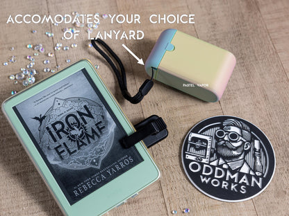 Inncarvs Kindle Page Turner case available in 18 colors and fits your lanyard