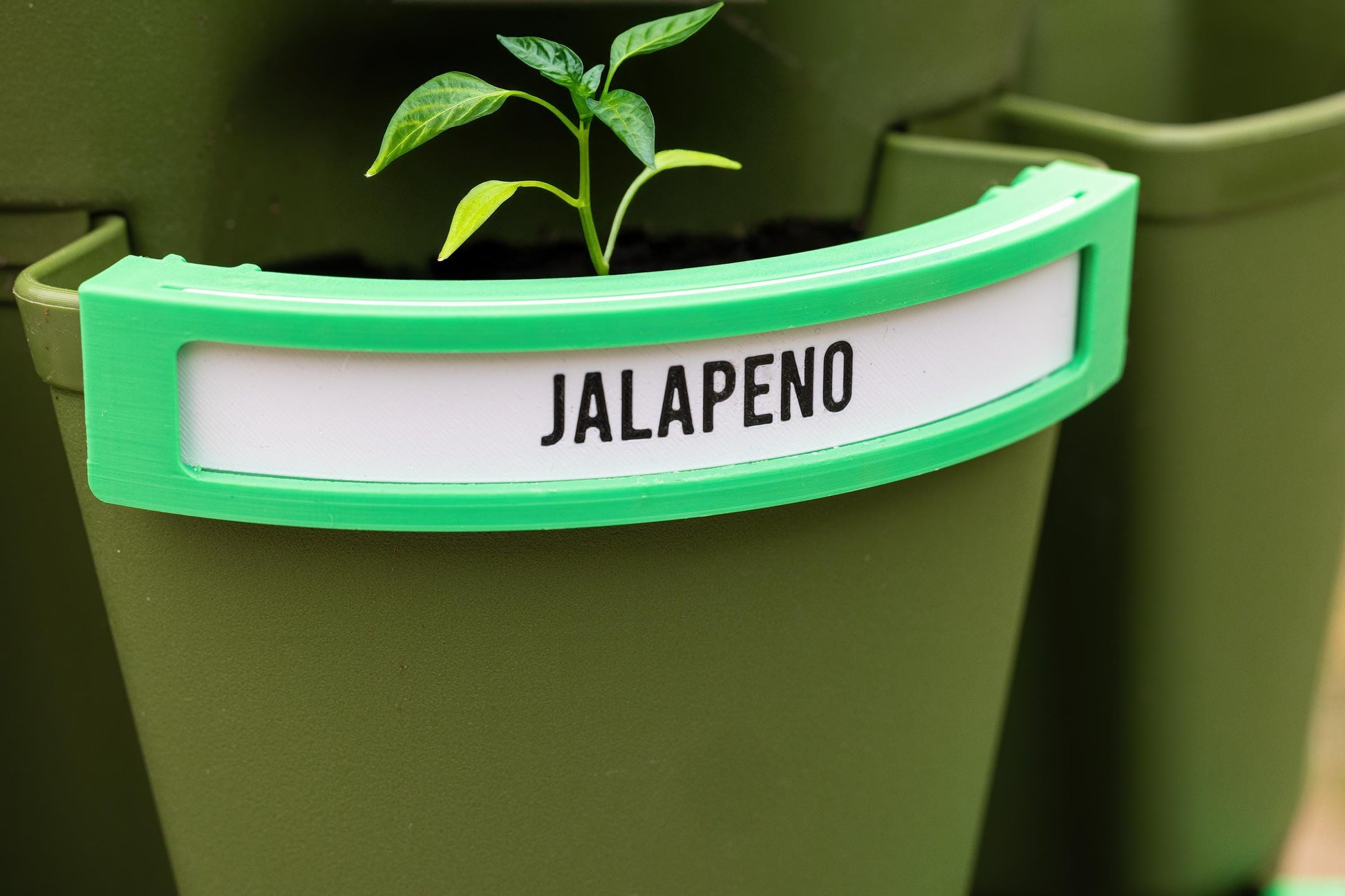 GreenStalk Plant Identification Labels – 3D Printed Custom Clip-On Tags for Vertical Garden Planters - Gardener gift