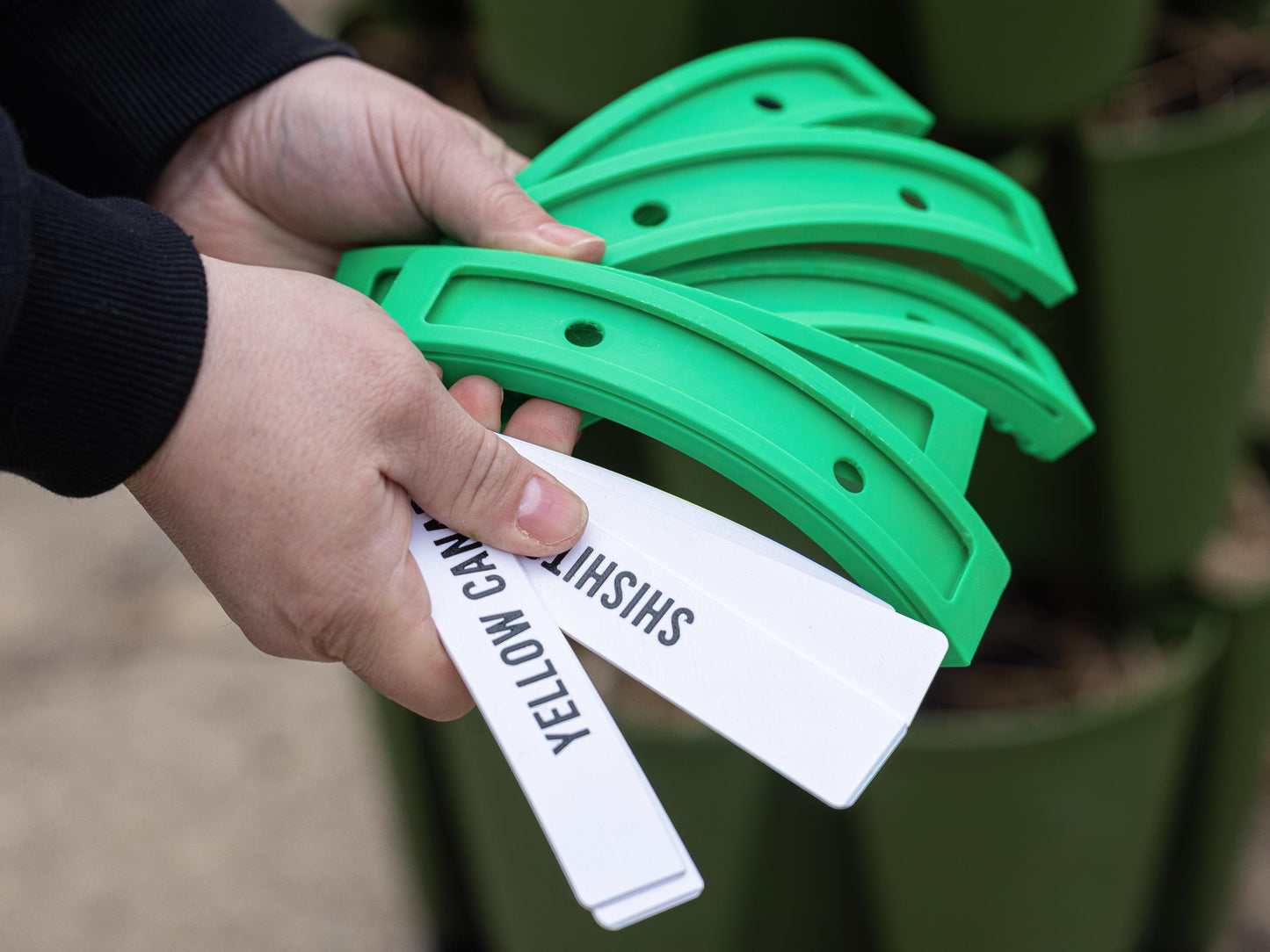 GreenStalk Plant Identification Labels – 3D Printed Custom Clip-On Tags for Vertical Garden Planters - Gardener gift