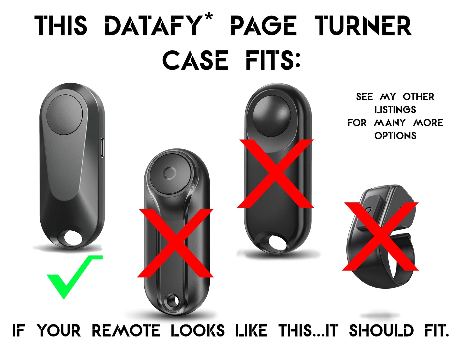 Case for Kindle Page Turner Datafy - THE ORIGINAL - Lanyard Compatible Design - Read description for fit. Datify,Sycelu,Oresoc