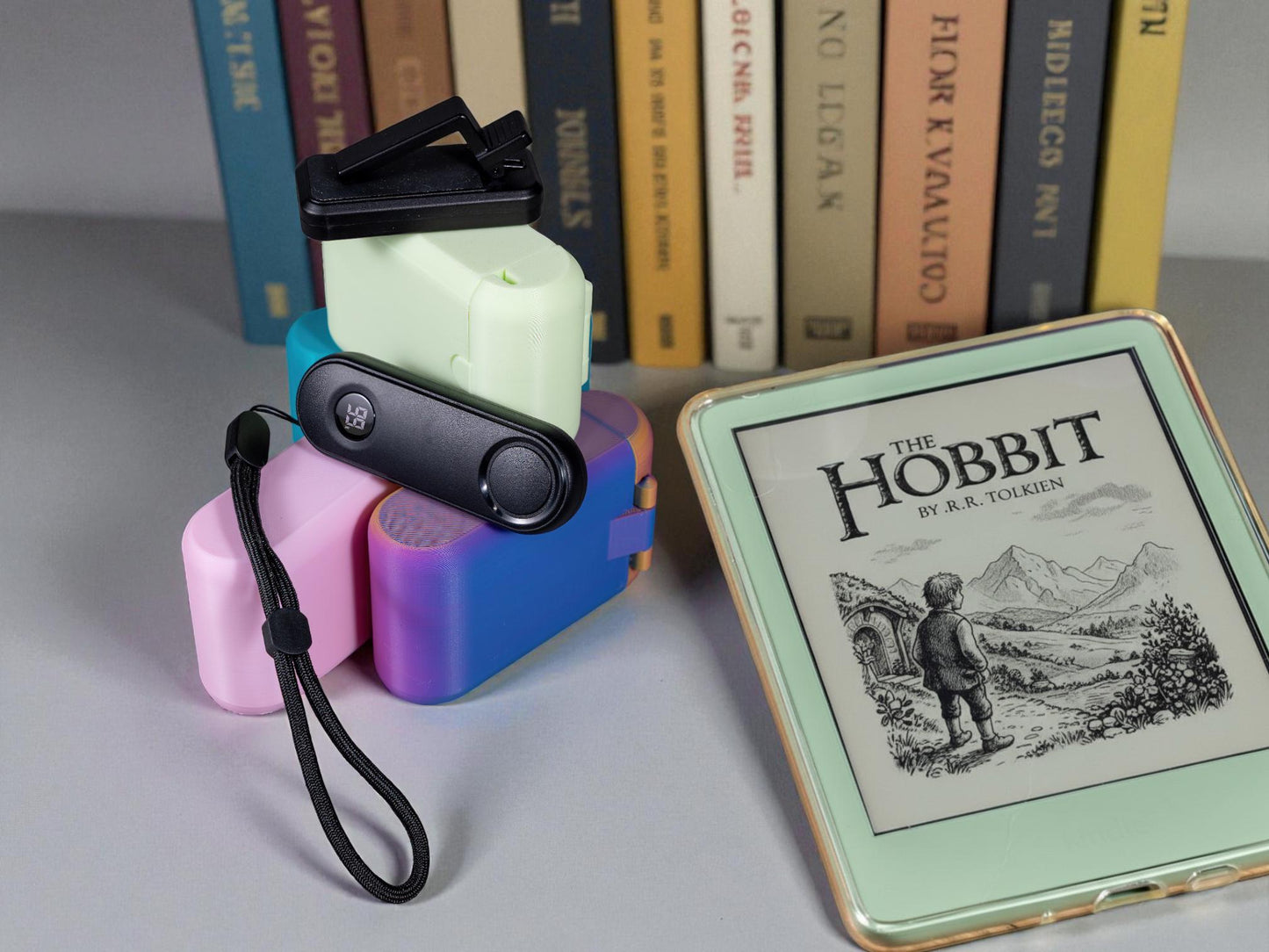 MoKo Kindle Page Turner Case: Original Lanyard Design - 3D Printed - fits Aaphdz and PageTurner