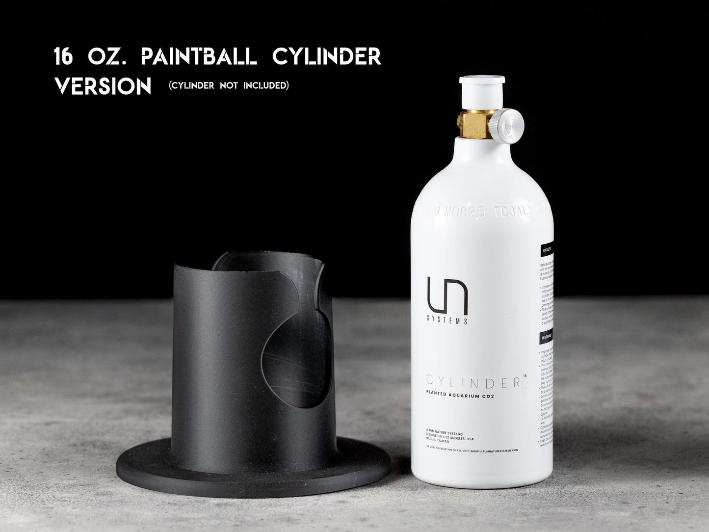 CO2 Cylinder stand 24 oz UNS version: Aquarium stable stand for paintball tank
