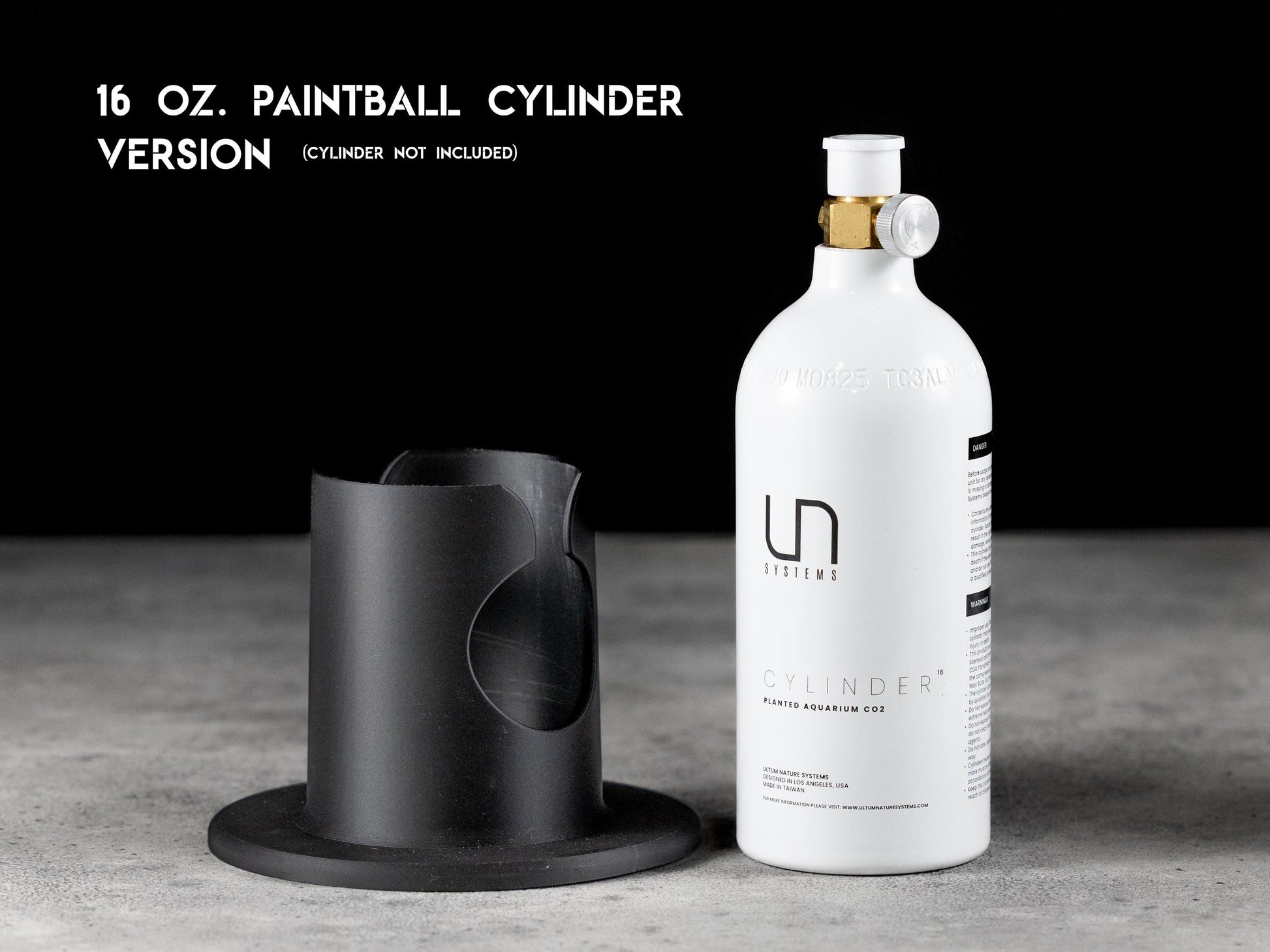 CO2 Cylinder stand 24 oz UNS version: Aquarium stable stand for paintball tank