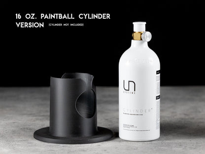 CO2 Cylinder stand 24 oz UNS version: Aquarium stable stand for paintball tank