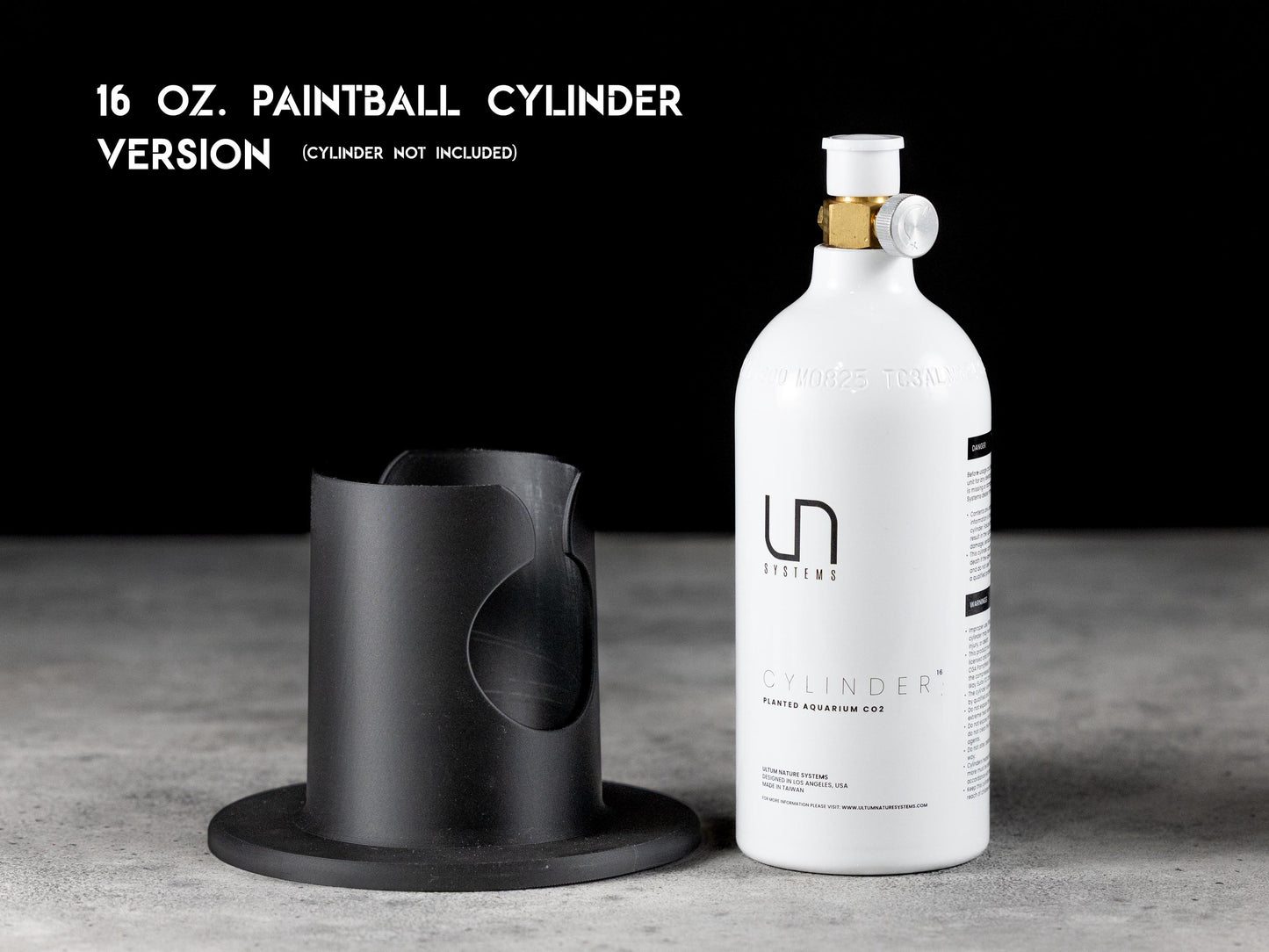 CO2 Cylinder stand 24 oz UNS version: Aquarium stable stand for paintball tank