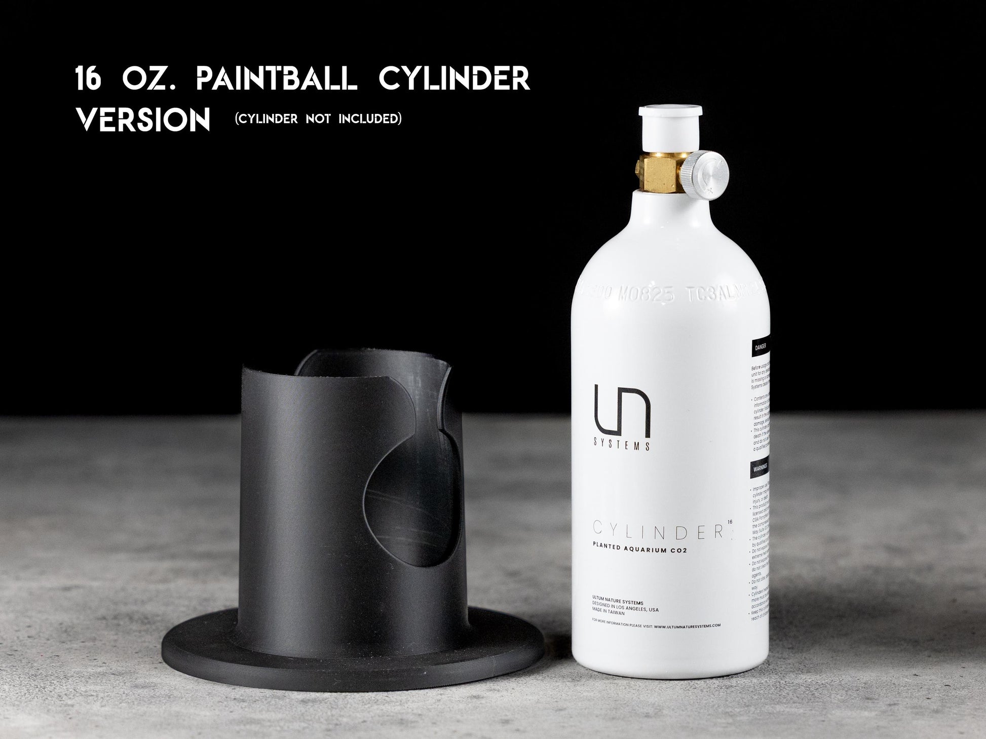 CO2 Cylinder stand 16 oz UNS version: Aquarium stable stand for paintball tank