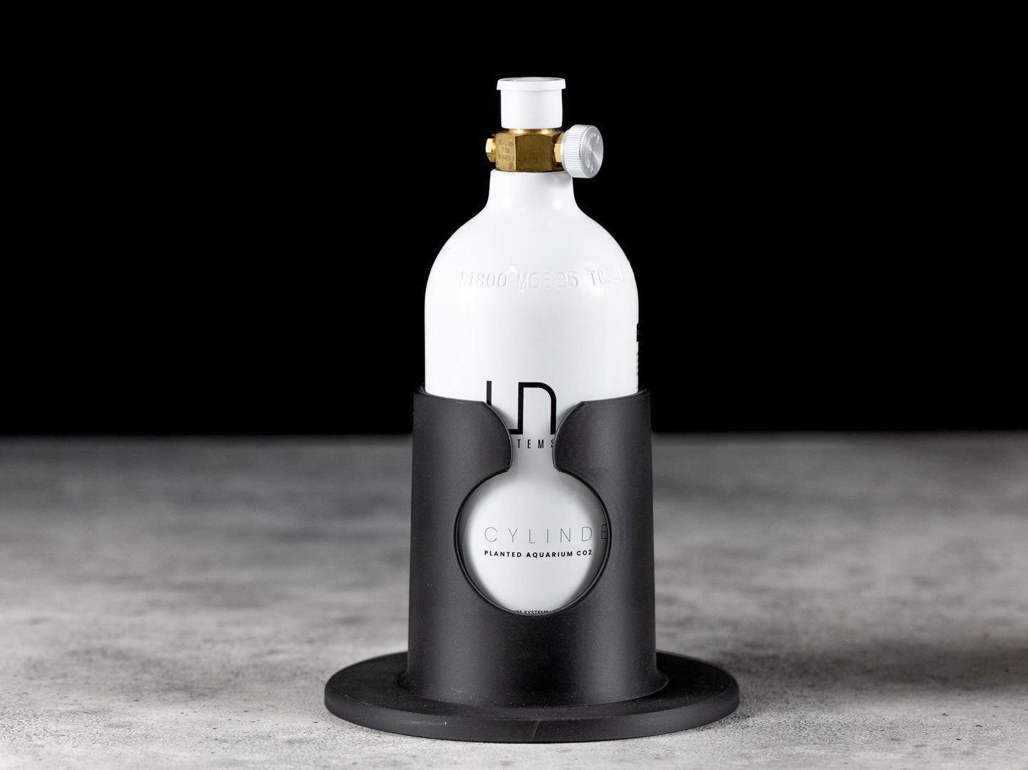 Aquarium 95g CO2 Bottle/Tank Holder for CO2 Systems – Stable 3D-Printed Cartridge Stand for Fluval, UNS, and More - Aquarium Accessory