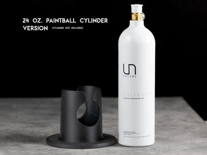 CO2 Cylinder stand 24 oz UNS version: Aquarium stable stand for paintball tank