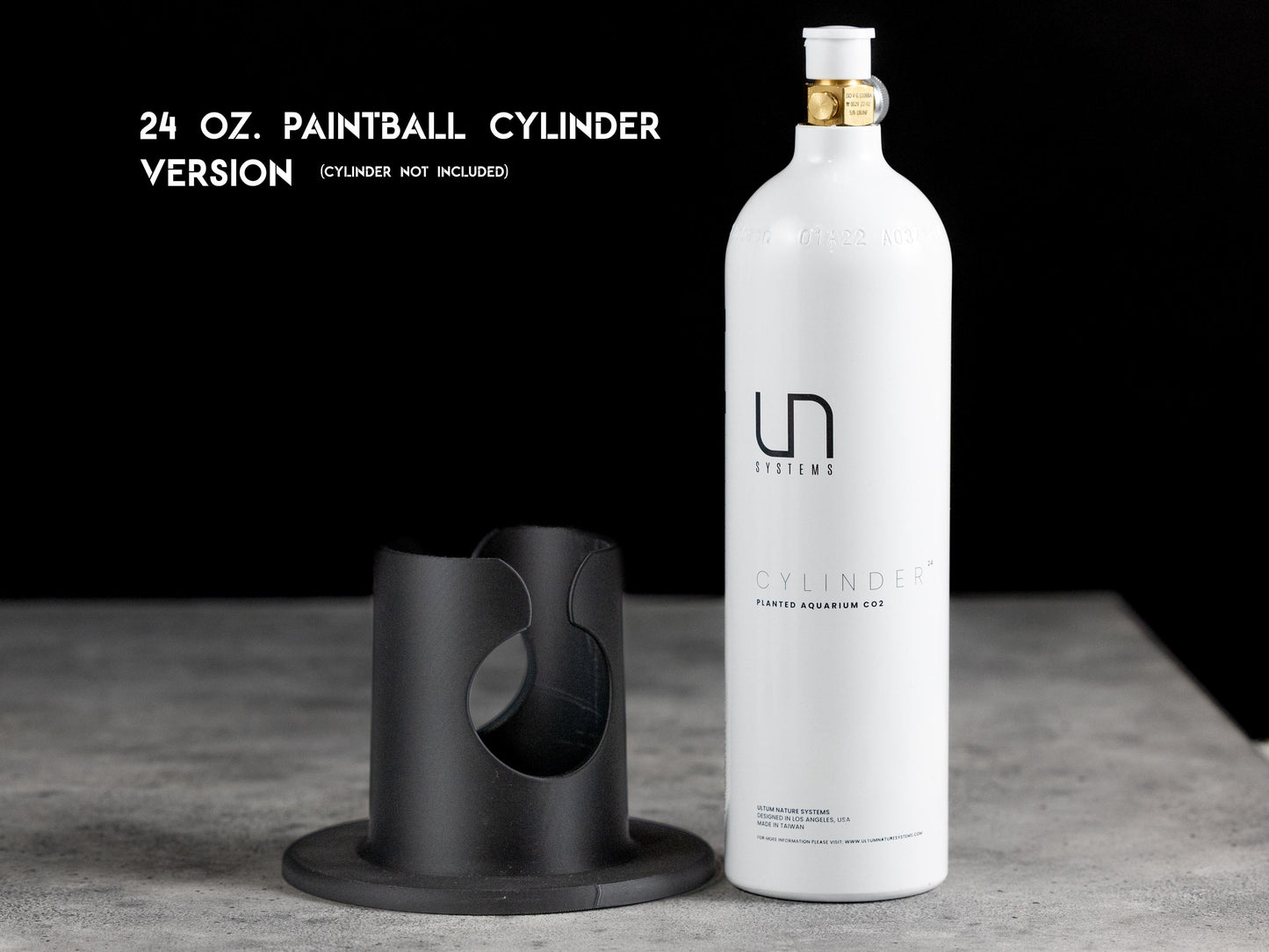 CO2 Cylinder stand 16 oz UNS version: Aquarium stable stand for paintball tank